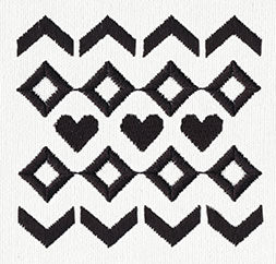 Ironic Sweater - Hearts Pattern - Image 3