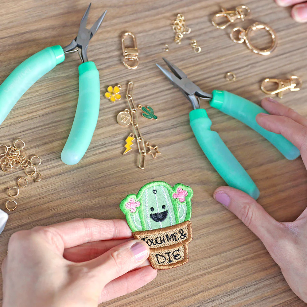 Irreverent Keychains - Touch Me and Die (In-the-Hoop) - Image 3