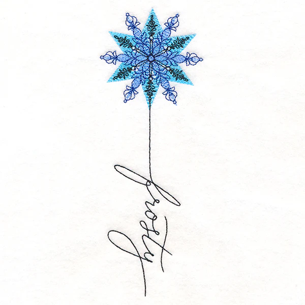 January Frosty Snowflake - Image 5