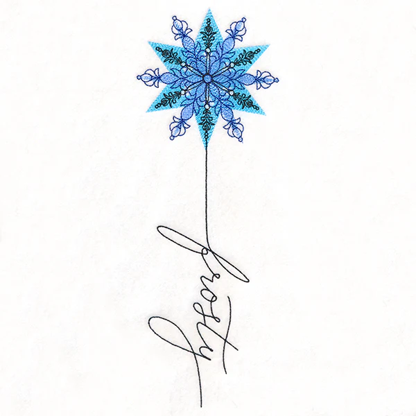 January Frosty Snowflake - Image 6
