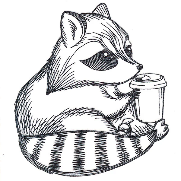 Java Loving Raccoon - Image 5