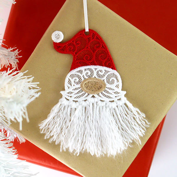 Jolly Ol' Gnome Ornament (Lace) - Image 6