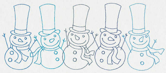 Jolly Snowman Border - Image 2