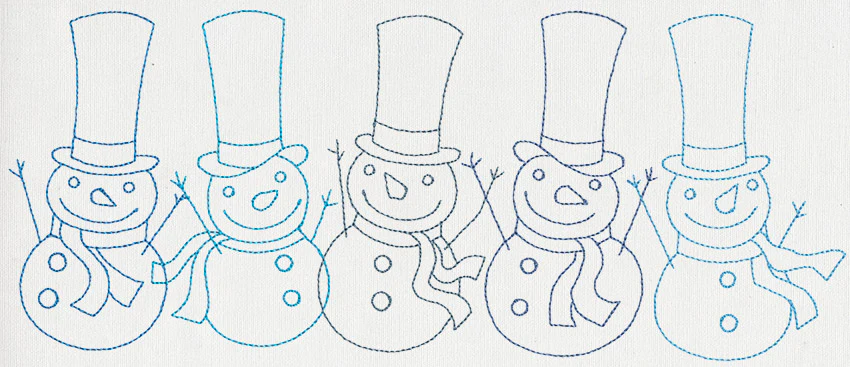 Jolly Snowman Border - Image 5