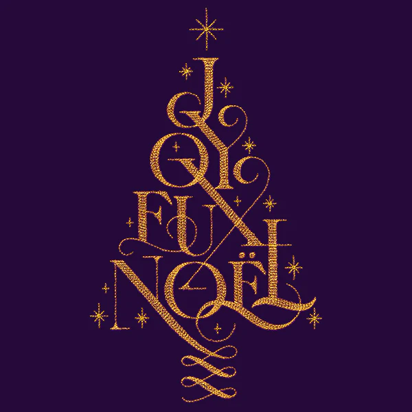 Joyeux Noel Christmas Tree - Image 11