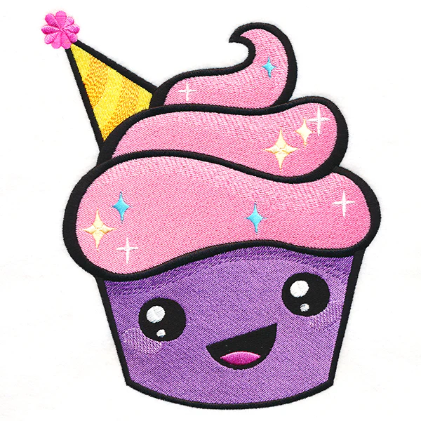 Kawaii Birthday Cupcake
