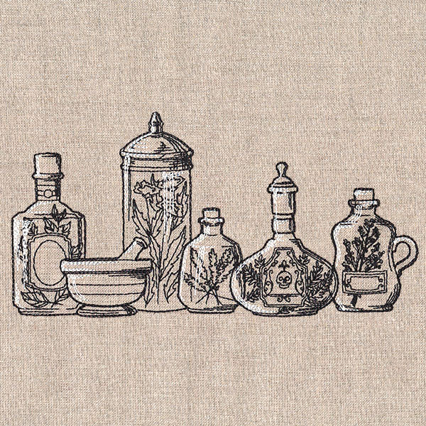 Kitchen Apothecary Border - Image 7