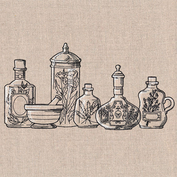 Kitchen Apothecary Border - Image 9