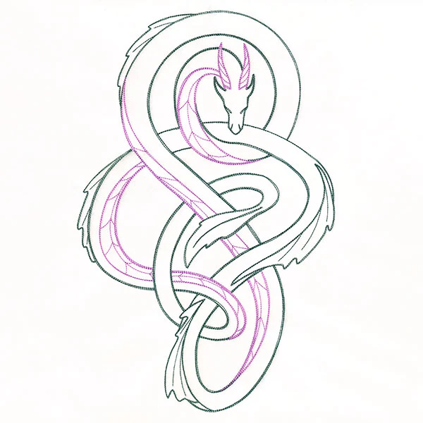 Knotwork Wyrm