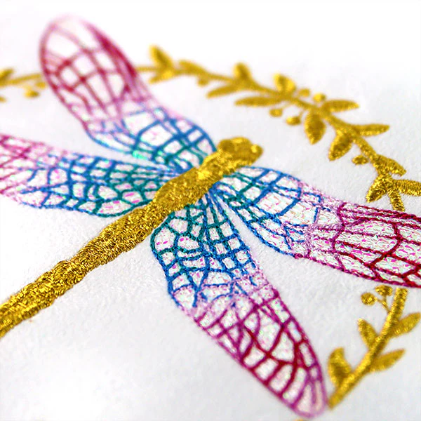 Laurels & Gold Dragonfly Circle - Image 3
