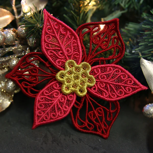 Layered Poinsettia (Lace) - Image 5