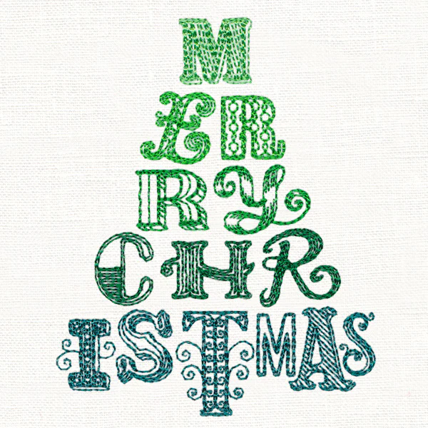 Letterpress Christmas Tree - Image 5