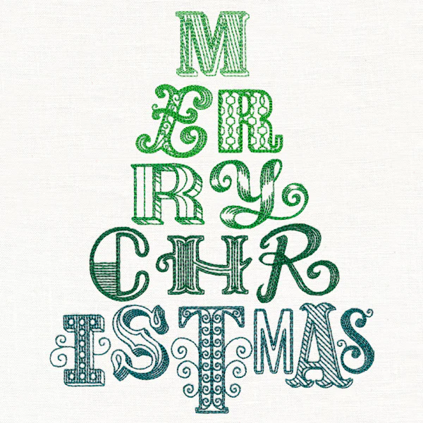 Letterpress Christmas Tree - Image 6