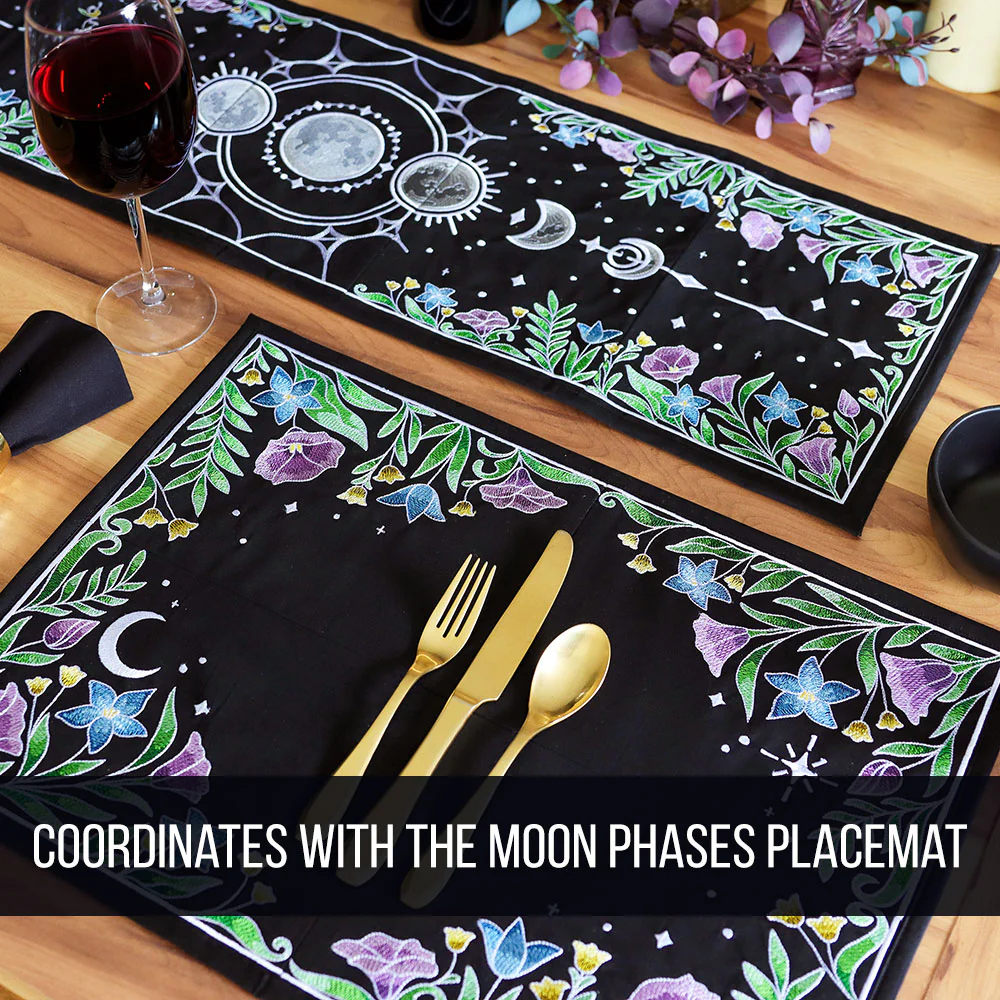 Lunar Blooms Table Runner Set - Image 5