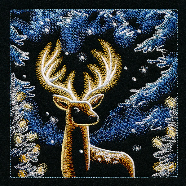 Magic Christmas Reindeer Scene - Panel 2 - Image 10