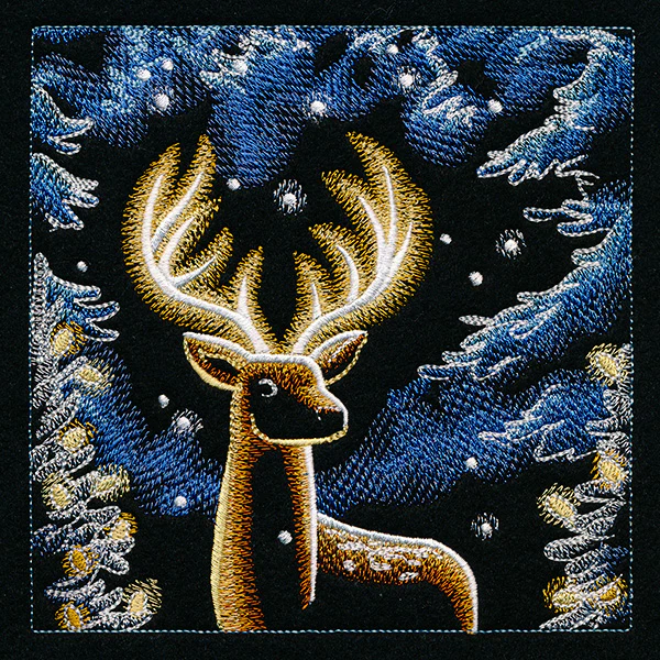 Magic Christmas Reindeer Scene - Panel 2 - Image 7