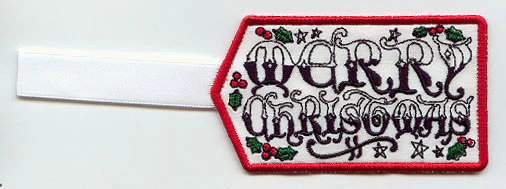 Merry Christmas Tag (In the Hoop) - Image 2