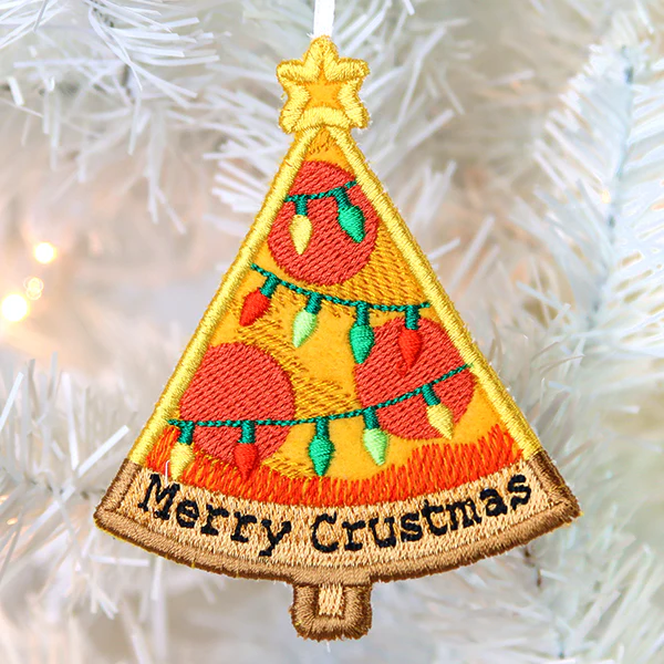Merry Crustmas Pizza Tree (Ornament) - Image 3