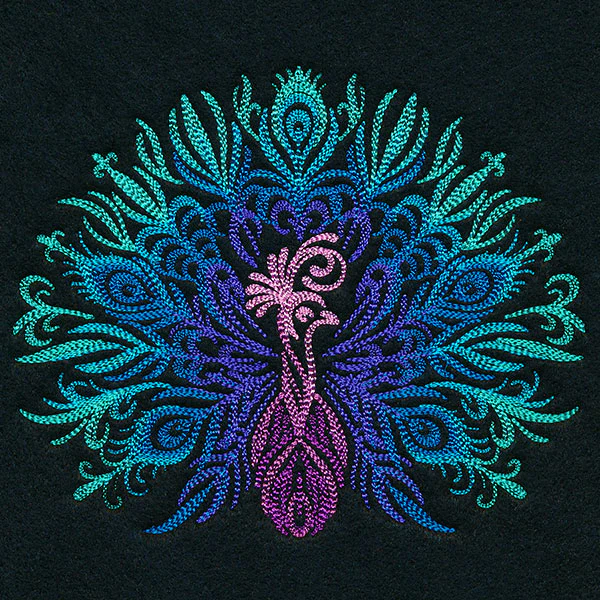 Mesmerizing Calligraphic Peacock - Image 5