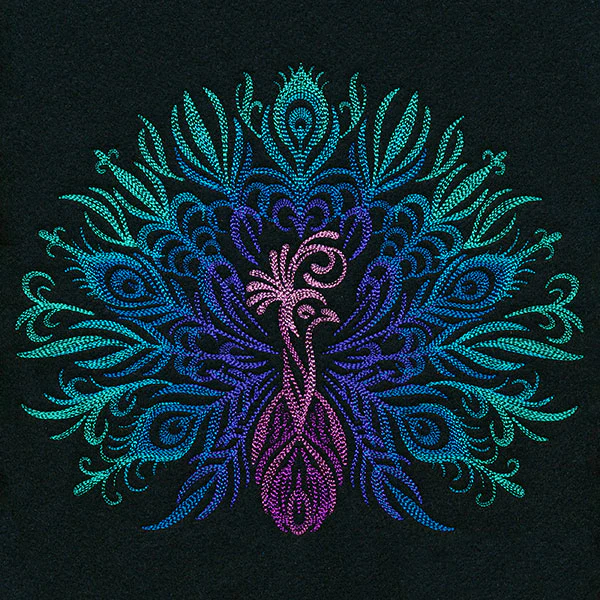 Mesmerizing Calligraphic Peacock - Image 7