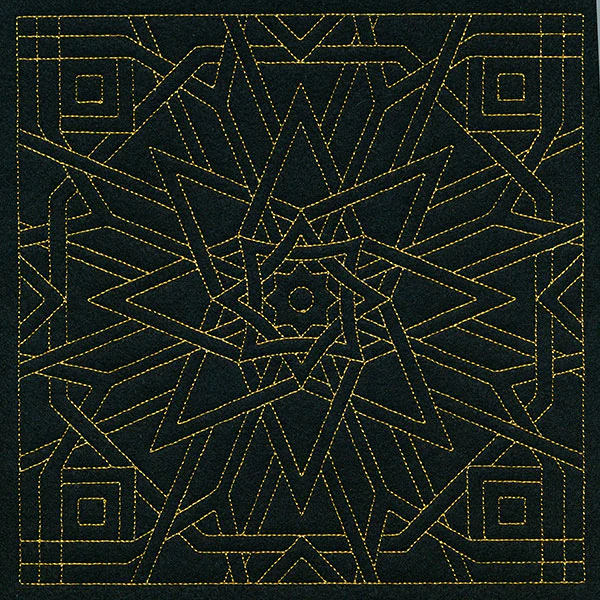 Mesmerizing Mandala Quilting Square 2 - Image 2