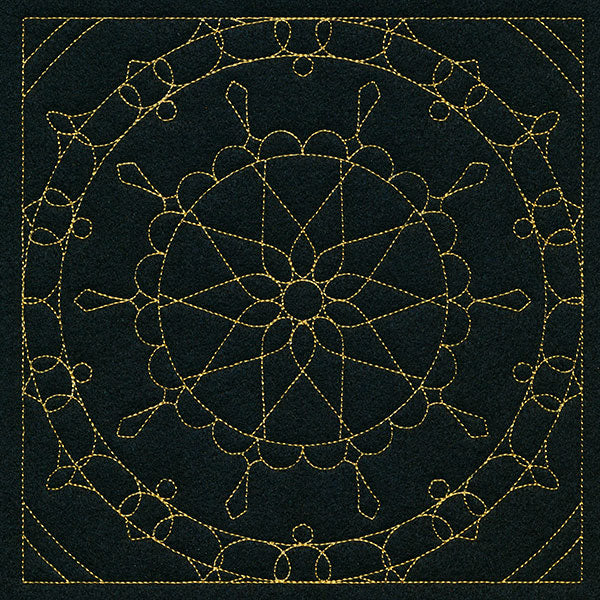 Mesmerizing Mandala Quilting Square 4 - Image 34