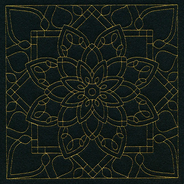 Mesmerizing Mandala Quilting Square 6 - Image 34