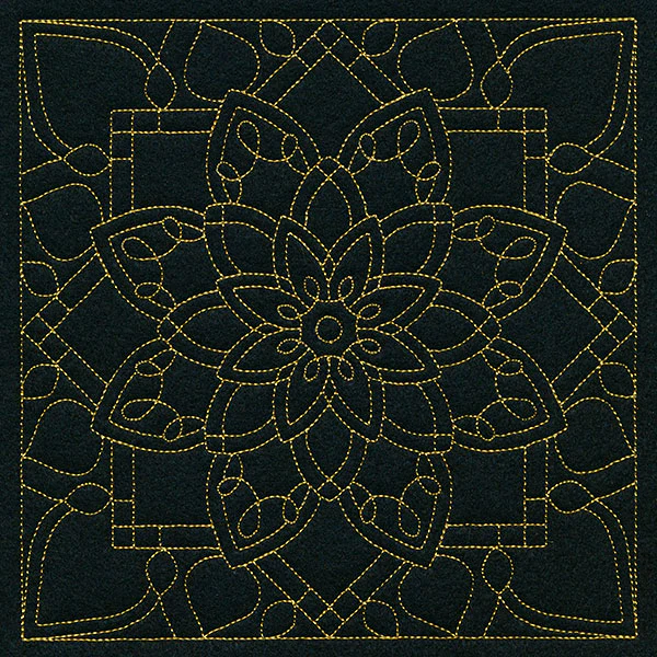 Mesmerizing Mandala Quilting Square 6 - Image 42