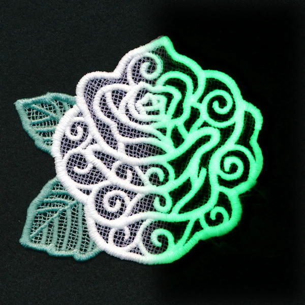 Midnight Glow Rose (Lace) - Image 4