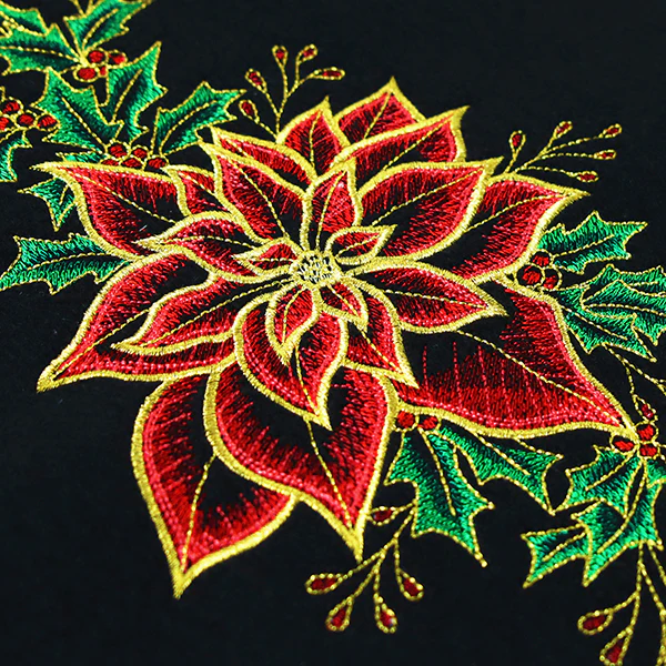 Midnight Poinsettia Blooms - Image 6