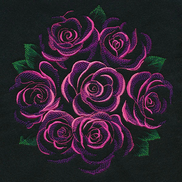 Midnight Rose Bouquet - Image 13