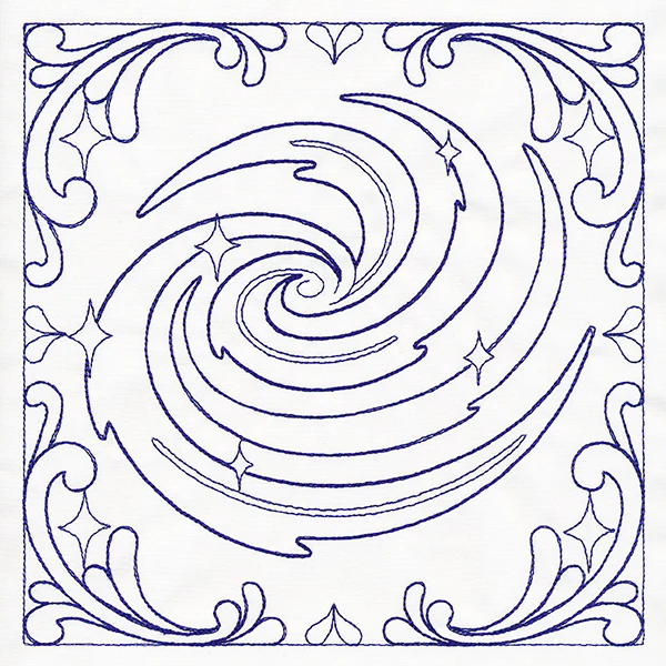 Milky Way Quilting Square