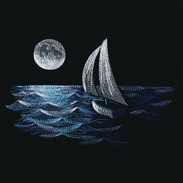 Mirage Sailboat Scene - Image 3