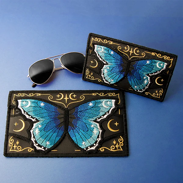 Modern Blue Morpho Clutch (In-the-Hoop) - Image 7