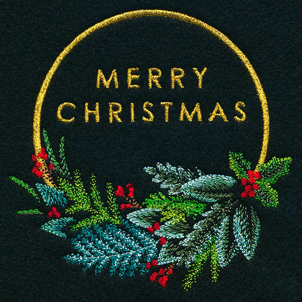 Modern Merry Christmas Wreath - Image 7