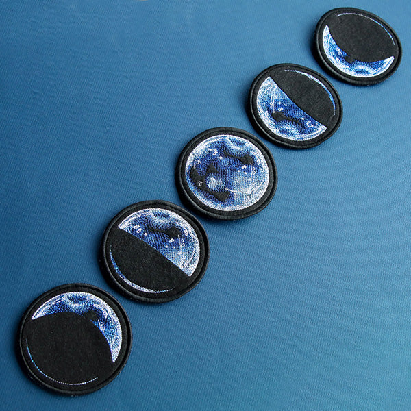 Moon Phases Coasters - Full (In-The-Hoop) - Image 6