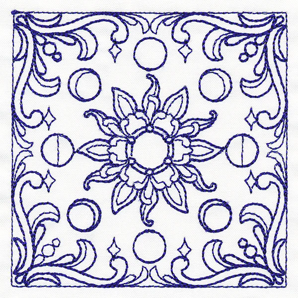 Moon Phases Quilting Square - Image 5