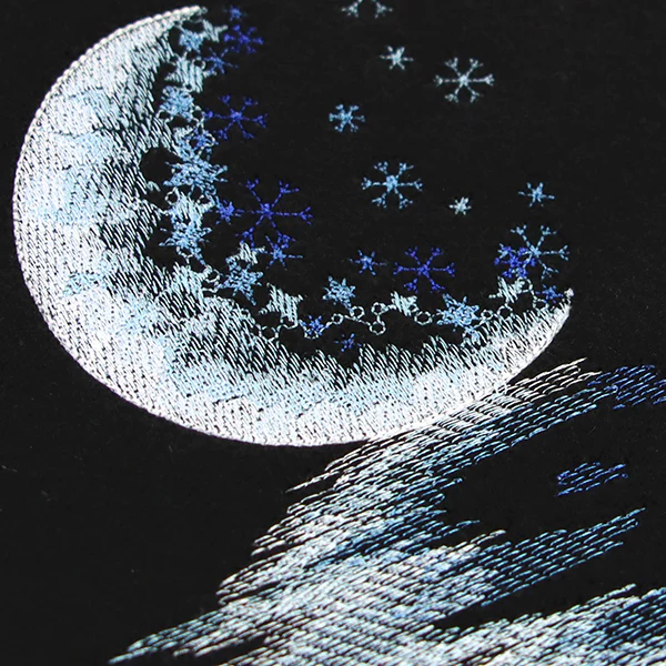 Moonlit Reflections on a Winter's Night - Image 2