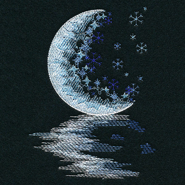 Moonlit Reflections on a Winter's Night - Image 5