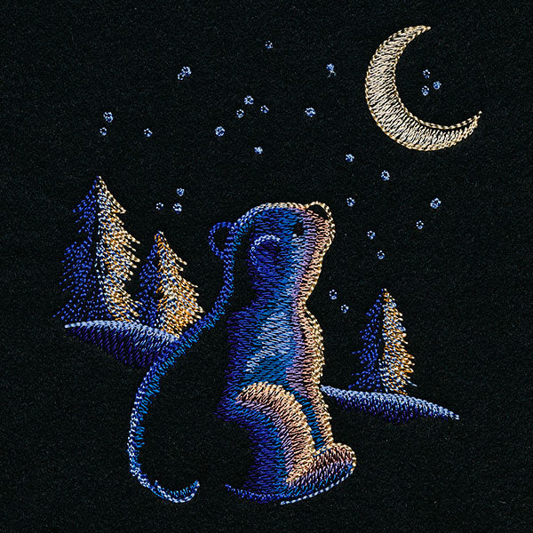 Moonlit Winter Polar Bear - Image 3