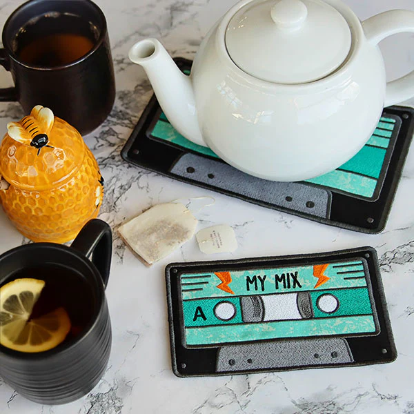 My Mix Cassette Tape Trivet (In-the-Hoop) - Image 14