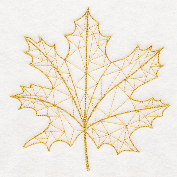 Nature's Geometry Maple Leaf - Image 3