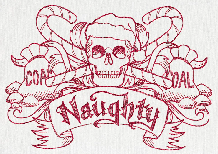 Naughty Christmas Crest - Image 6