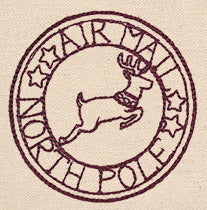 North Pole Express - Air Mail Stamp - Image 4