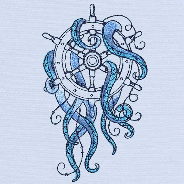 Ocean Blue - Ship Wheel - Image 4