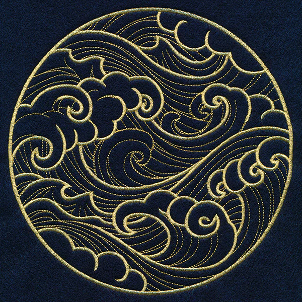 Ocean Waves Circle - Image 6