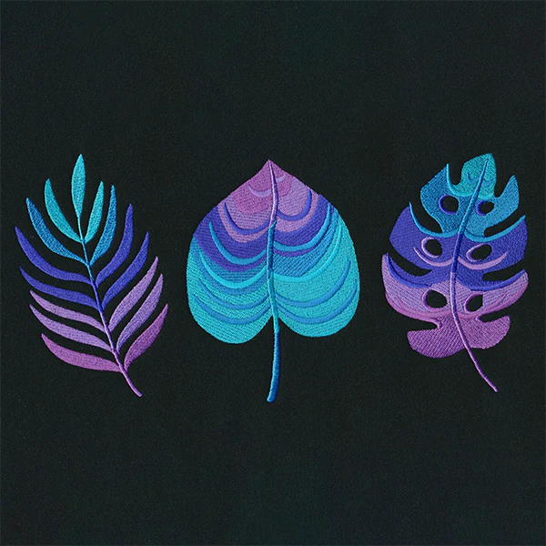 Ombre Tropical Leaves Trio - Image 5