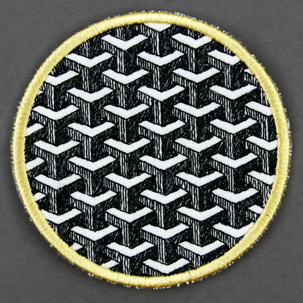 Optical Illusion Circle Coaster 3 (In-the-Hoop) - Image 3