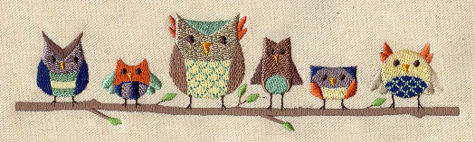 Owl Lined Up - Image 2