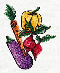 Painted Garden Veggies - Image 3